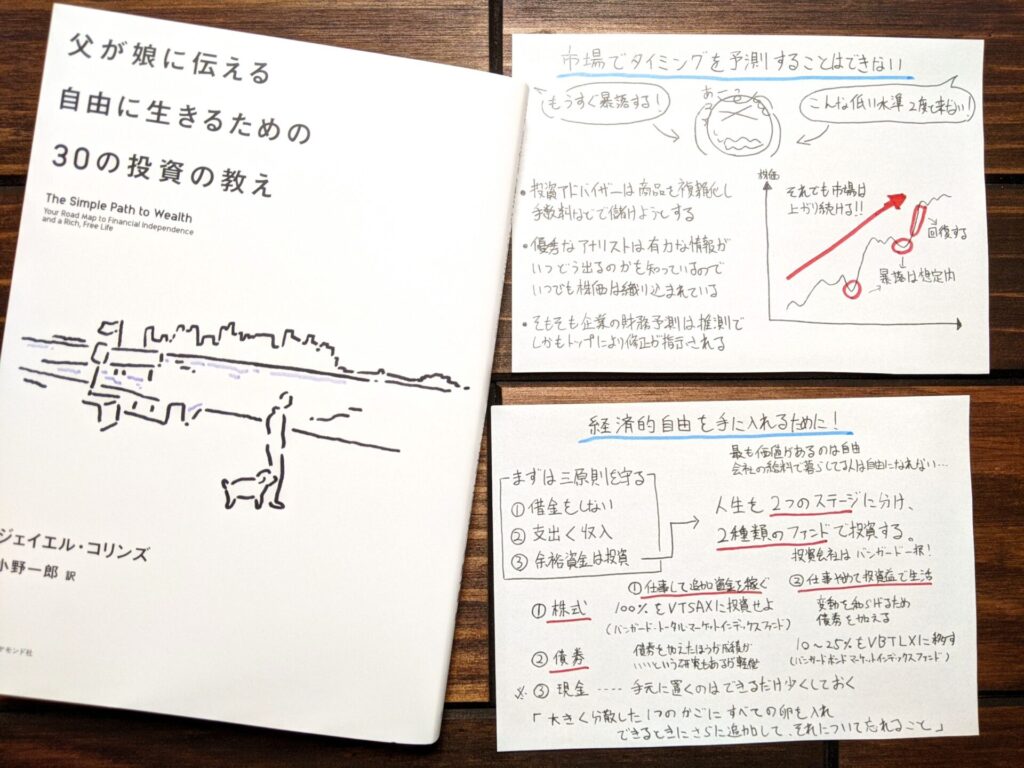 父が娘に伝える自由に生きるための30の投資の教え』の書評とサクッと